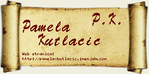 Pamela Kutlačić vizit kartica